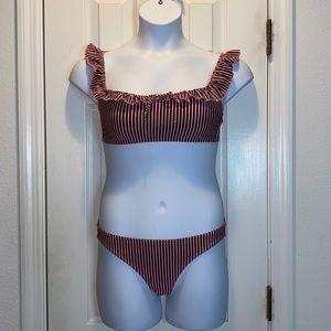 Xhilaration 2 piece bikini swimsuit bathing suit Top is Medium bottom is Small